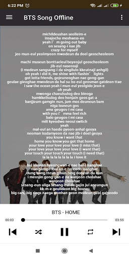 BTS Song Offline screenshot 5