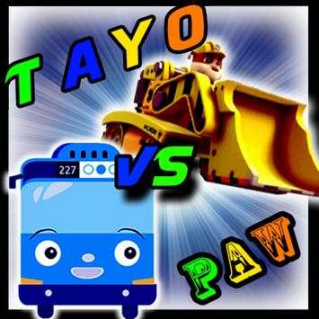 Adventure of Toyo Bus Game vs Paw Adventure Race screenshot 1