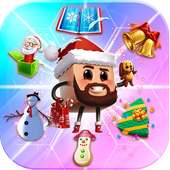 Candy Saga Snow Happy Christmas Crush Toys Santa logo