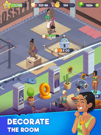 Gym Bunny - Idle clicker game screenshot 9