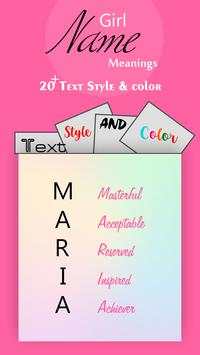 Girls Name Meanings 4 تصوير الشاشة