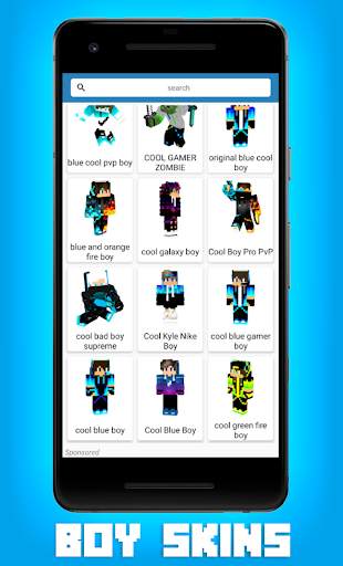 Boys Skins for Minicarft PE screenshot 3