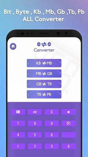 KB to MB MB to GB or GB to KB : All Byte Converter screenshot 2
