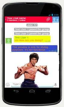 Bruce Lee Messenger Free Call screenshot 1