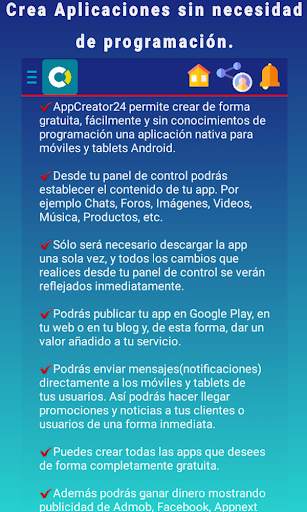 Crear Aplicaciónes Android Gratis - App Creator screenshot 2