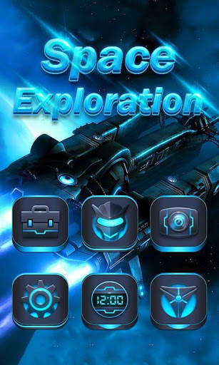 Space Exploration Go Launcher Theme screenshot 1