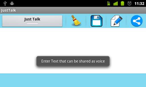 Just Talk - Text to Speech . Read news & blogs screenshot 3