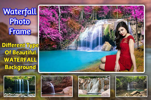 Waterfall Photo Frame : Cut Paste Editor screenshot 3