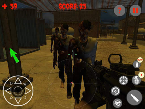 City Destroyed Zombies Shooting Game screenshot 5