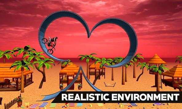 Extreme Trail Bike Beach Stunt 3D: Bike King 2017 screenshot 2