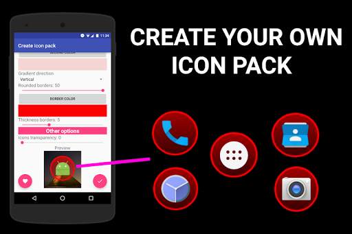 Icon Pack Generator - Custom icon pack maker 1 تصوير الشاشة