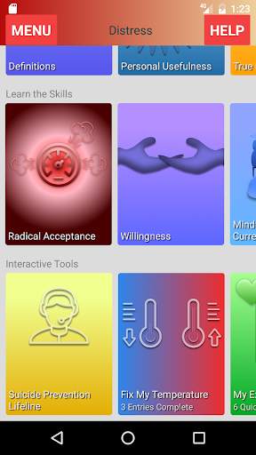 DBT Distress Tolerance Tools screenshot 3
