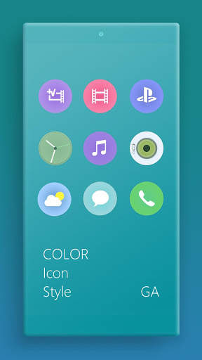 COLOR™ Theme | CYAN - Design For SONY 🎨 screenshot 3