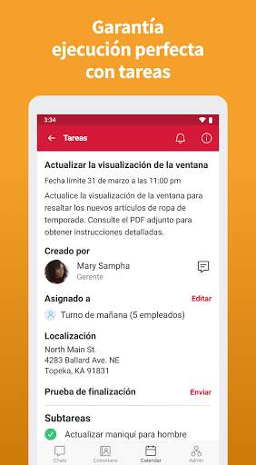 Mensajería de Crew screenshot 4