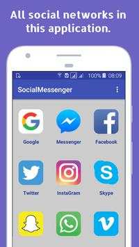 Messenger - All Social Network In One Application screenshot 2