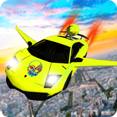 Pak VS India Flying Car Futuristic Game 2018 icon