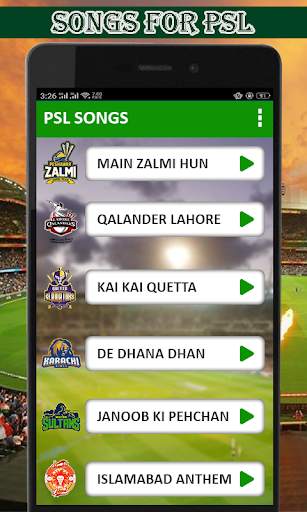 Songs For PSL: Songs For Pakistan Super League screenshot 1