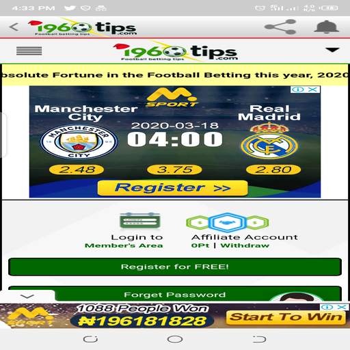 1960 tips app screenshot 1