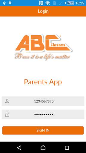 Parent's App | ABC Classes screenshot 1