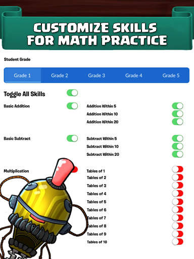 Monster Math - Math facts learning app for kids 9 تصوير الشاشة