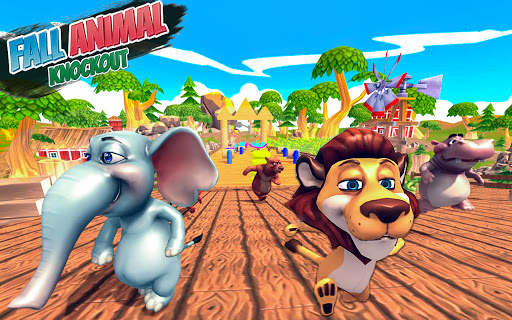 Fall Animals Knockout Racing Mania 3D: Рывок и бег скриншот 4