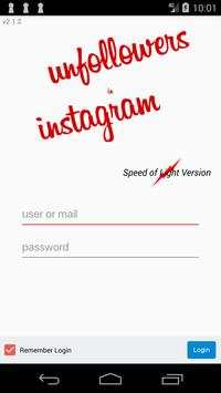 Unfollowers in Instagram screenshot 1