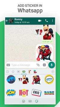Miraculous Ladybug Whatsapp stickers:Wastickerapps screenshot 4