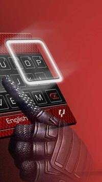 Black Red Keyboard Theme screenshot 2