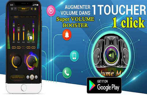 Volume Booster Max - Speaker booster for android screenshot 1