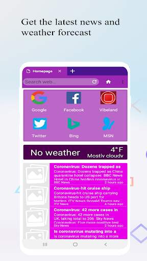 Web Line - Browser screenshot 4