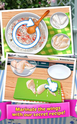 Buffalo Wings: Food Game screenshot 3