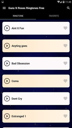 Guns N' Roses ringtones free 4 تصوير الشاشة