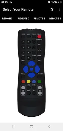 Remote Control For Sun Direct screenshot 1