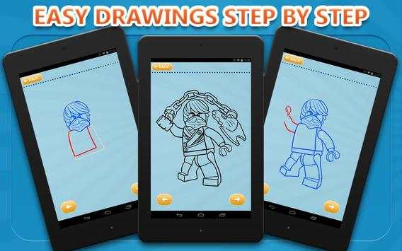 Drawing Ideas Lego Ninjago screenshot 2