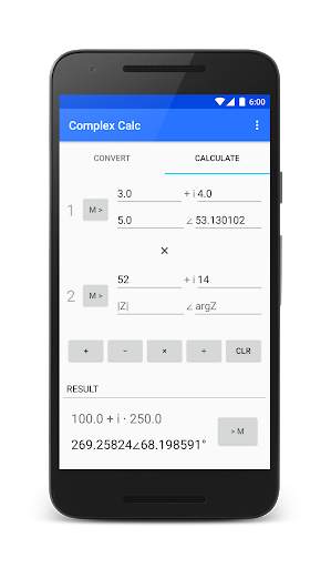 Complex Calc screenshot 2