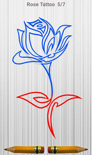 How to Draw Tattoo - Step by Step Tattoo Design 7 تصوير الشاشة
