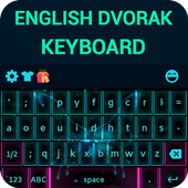 English Dvorak Keyboard أيقونة