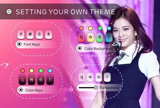 Jisoo Blackpink Theme keyboard screenshot 3