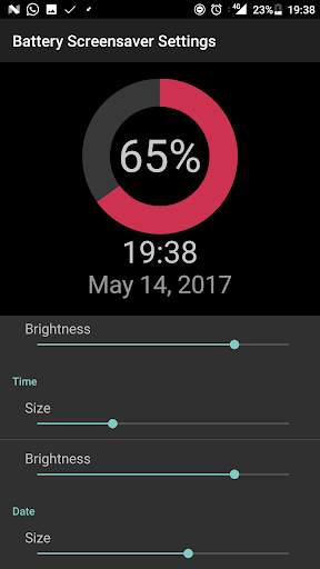Battery Screen Saver - Customizable Daydream screenshot 2
