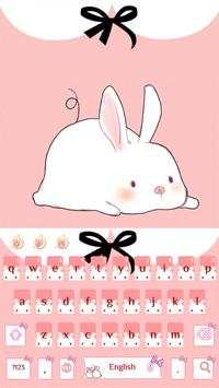 Pink Cute Kitty Keyboard Theme screenshot 5