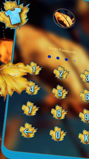 Autumn Leaf Water Drop Theme screenshot 5