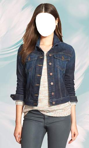 Women Jeans Jacket Photo Montage скриншот 6