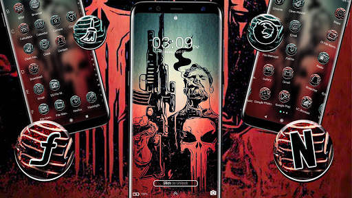 Gun Man Launcher Theme screenshot 4