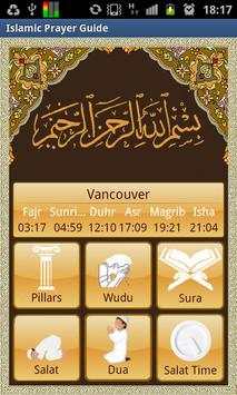 Islamic Prayer(Time & Sura) скриншот 1
