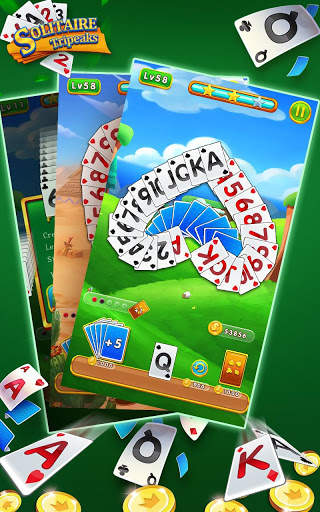 Solitaire Tripeaks - Free Card Games screenshot 5
