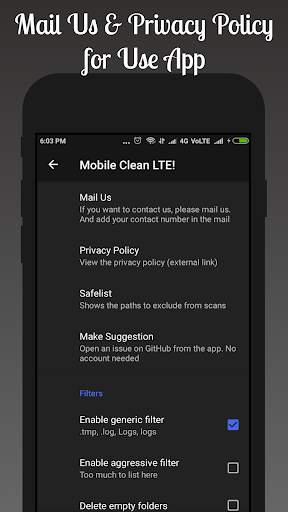 Mobile Clean LTE screenshot 5