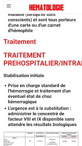 Hématologie screenshot 9