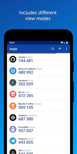 Aegis Authenticator - Two Factor (2FA) app screenshot 6