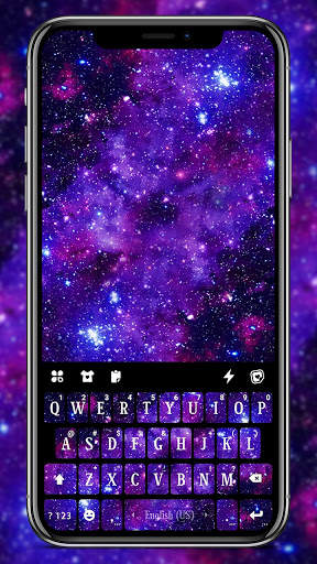Galaxy Space Keyboard Background screenshot 1