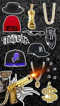 Gangster Stickers Pic Editing screenshot 2